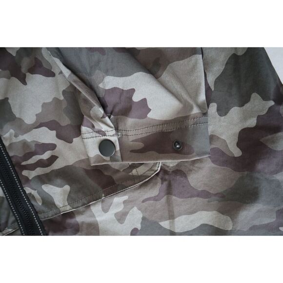 My Anorak 50838SN Women's Sz XL Gray Camo 2-Way Zip Hooded Trails Jacket - Picture 6 of 12